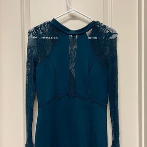 Free people teal dress